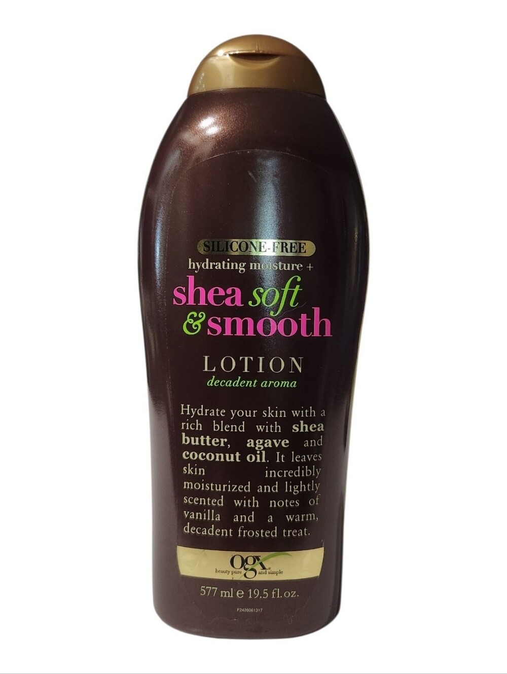OGX Decadent Aroma Hydrating Moisture + Shea Soft & Smooth Lotion 19.5 oz NEW